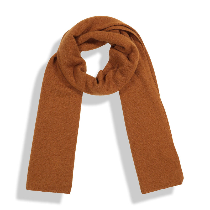 Altesse Cashmere best women's cashmere caramel brown shawl scarf