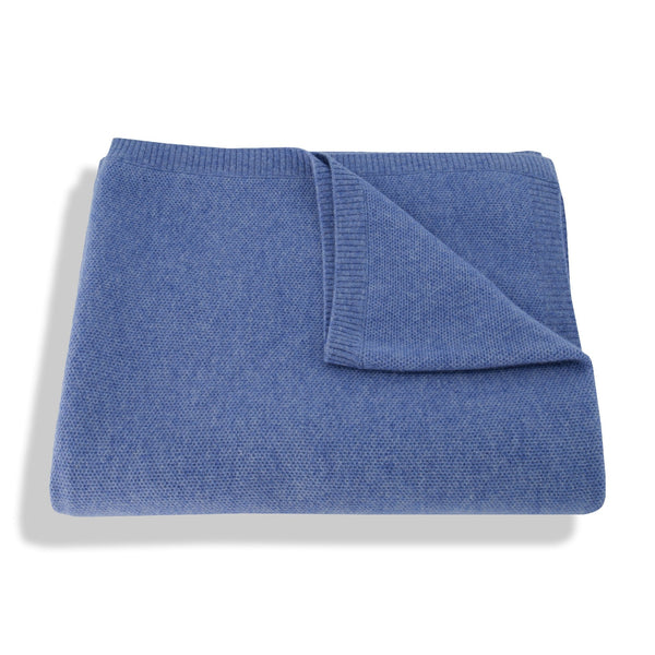 Altesse Cashmere best  home accent cashmere throw blanket blue