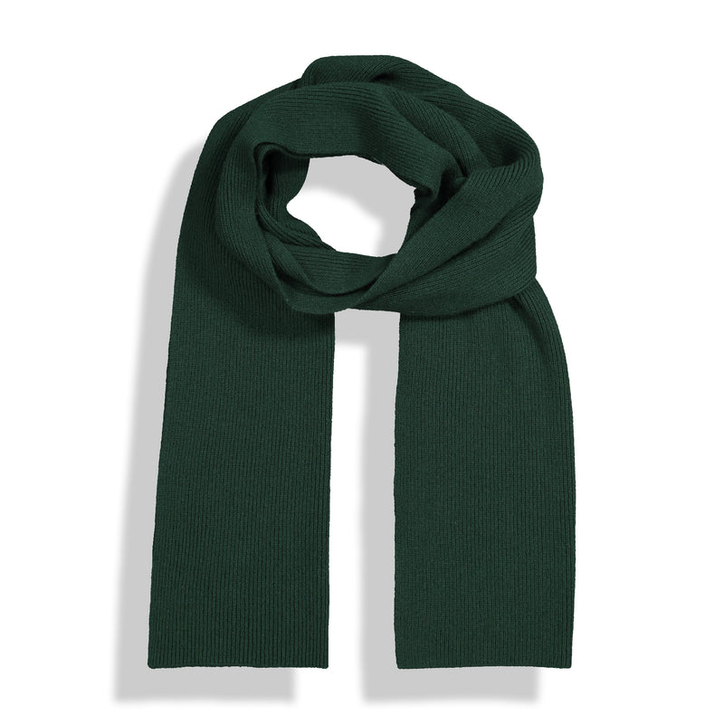 Altesse Cashmere best men's cashmere scarf hunter green